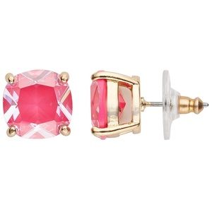 Kate Spade Mini Square Studs (Pink)